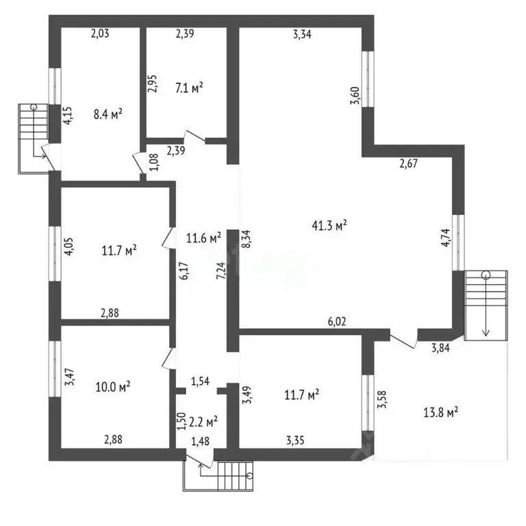 Дом в Амурская область, Благовещенский район, с. Чигири пер. Таежный, ... - Фото 2