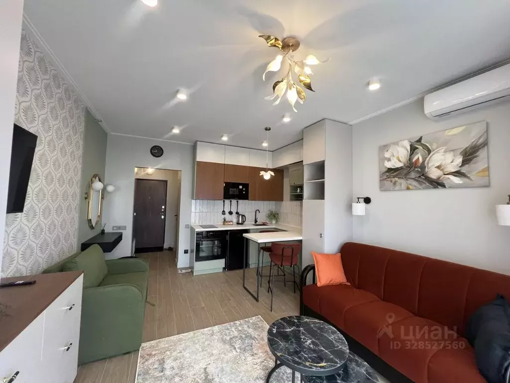 Студия Крым, Алушта ул. Западная, 4к2 (30.0 м) - Фото 2