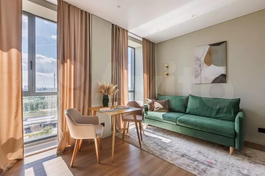 Апартаменты-студия, 26 м, 17/18 эт. - Фото 1