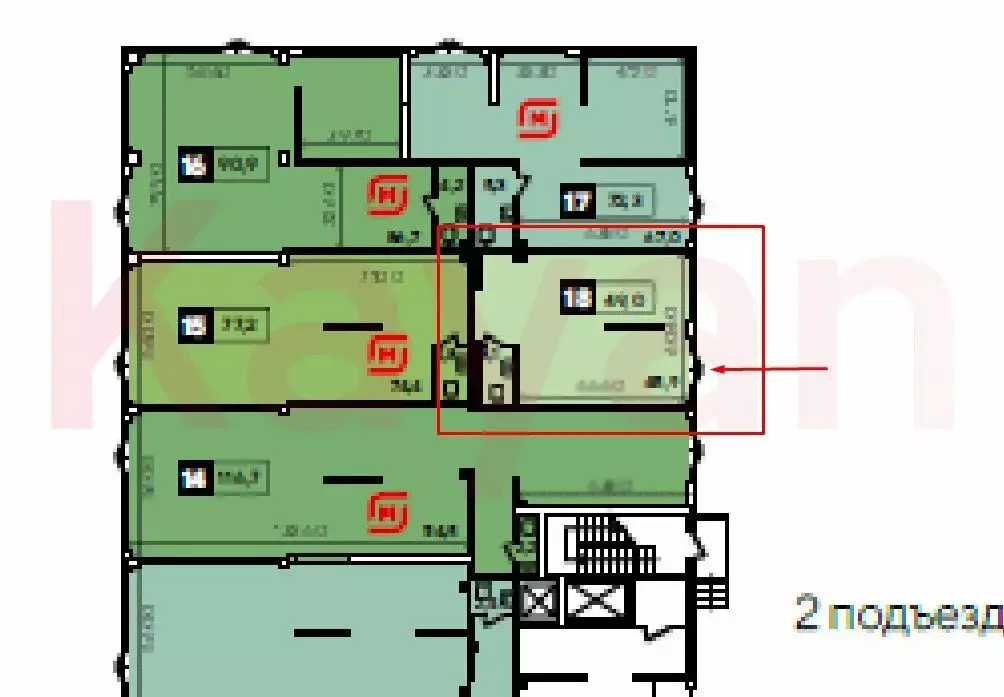 Помещение свободного назначения (49 м) - Фото 1