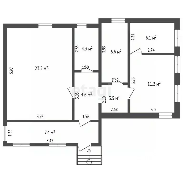 Дом в Ярославская область, Мышкин ул. Ананьинская, 23 (67 м) - Фото 0