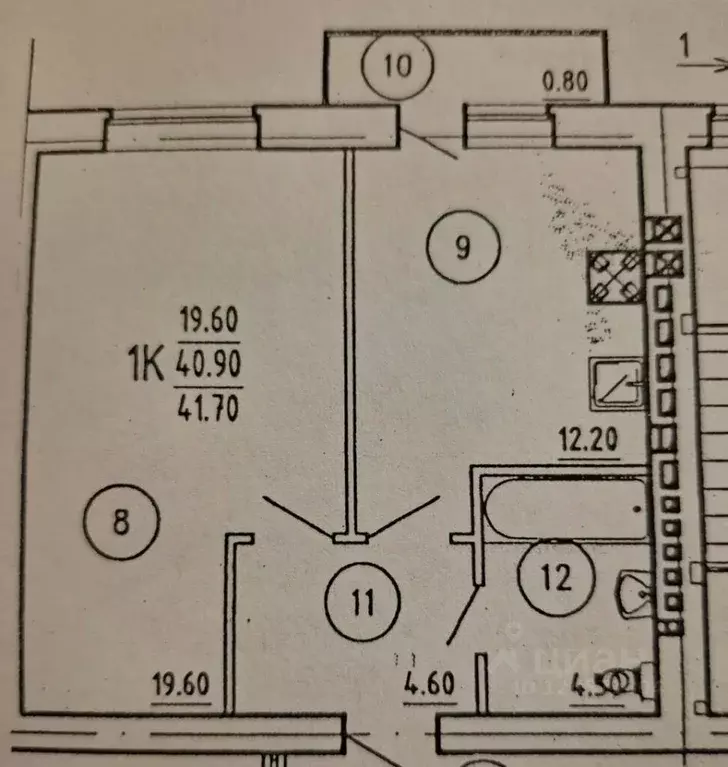 1-к кв. Краснодарский край, Ейск Красная ул., 35/2кА (41.7 м) - Фото 2