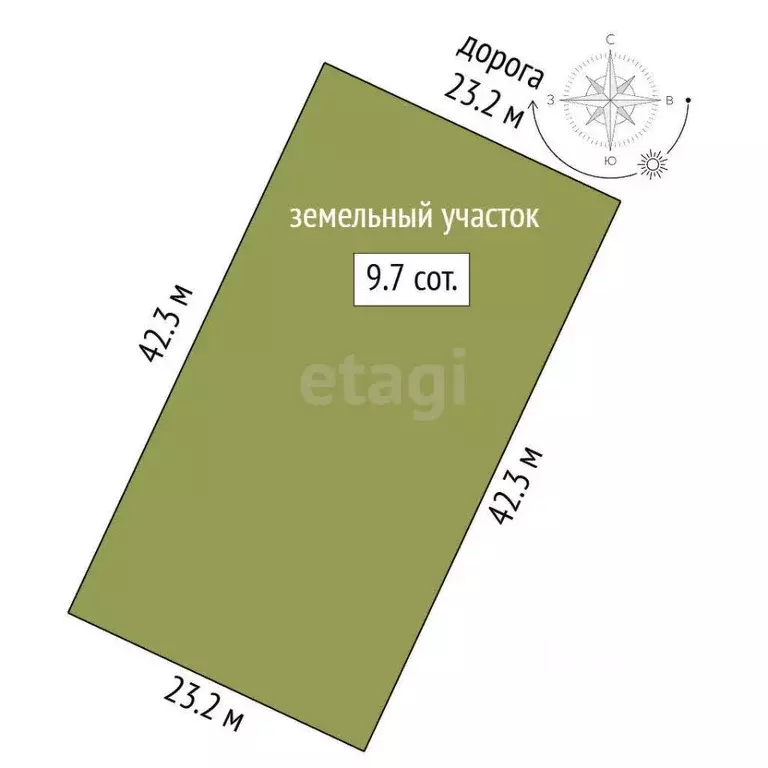 Участок в Мордовия, Лямбирский район, Берсеневское с/пос, Альтерра кп  ... - Фото 2