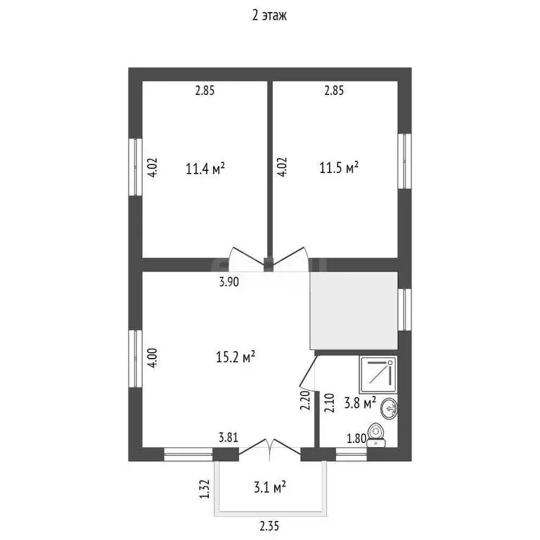 Дом в Калининград, СНТ Радуга, Радужный переулок (108.9 м) - Фото 2