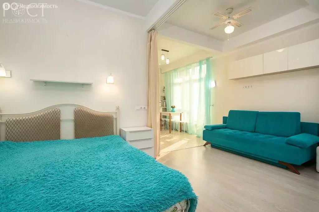 Квартира-студия: Сочи, Полтавская улица, 30Б (33.8 м) - Фото 1