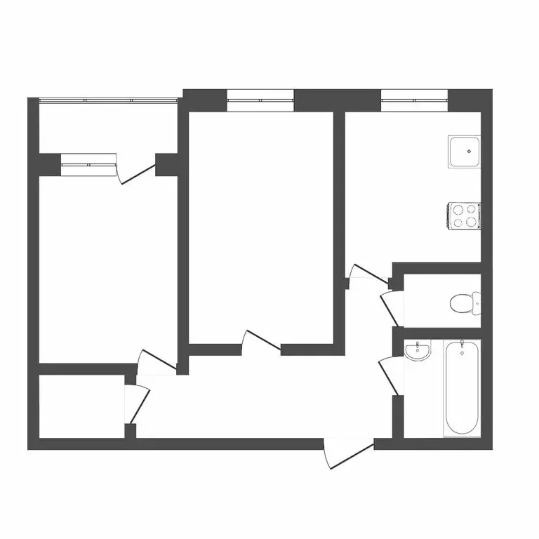 2-комнатная квартира: Тюмень, улица 30 лет Победы, 138А (49.3 м) - Фото 1