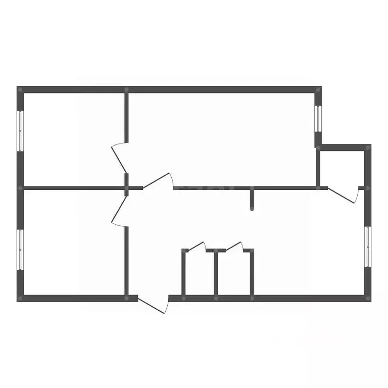 3-к кв. Амурская область, Свободный ул. 40 лет Октября, 64 (56.3 м) - Фото 2
