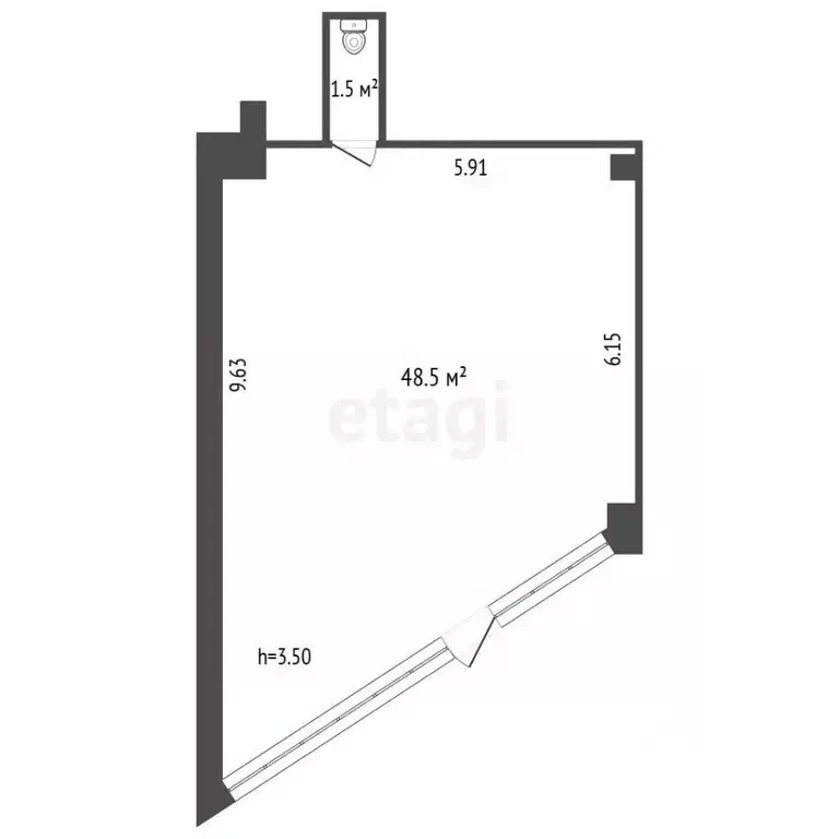 Торговая площадь в Севастополь ул. Пожарова, 21 (50 м) - Фото 2