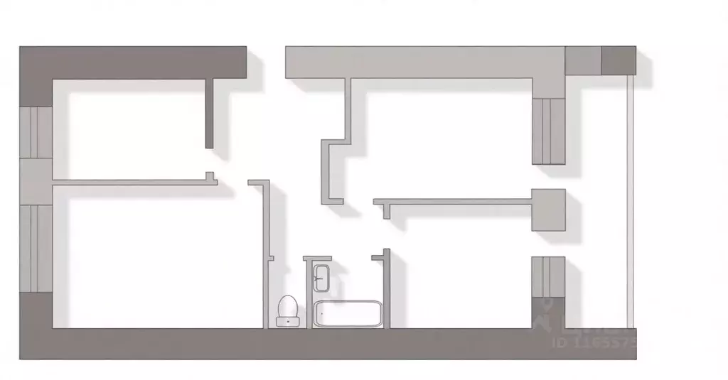 3-к кв. Башкортостан, Уфа Комсомольская ул., 18 (69.2 м) - Фото 1