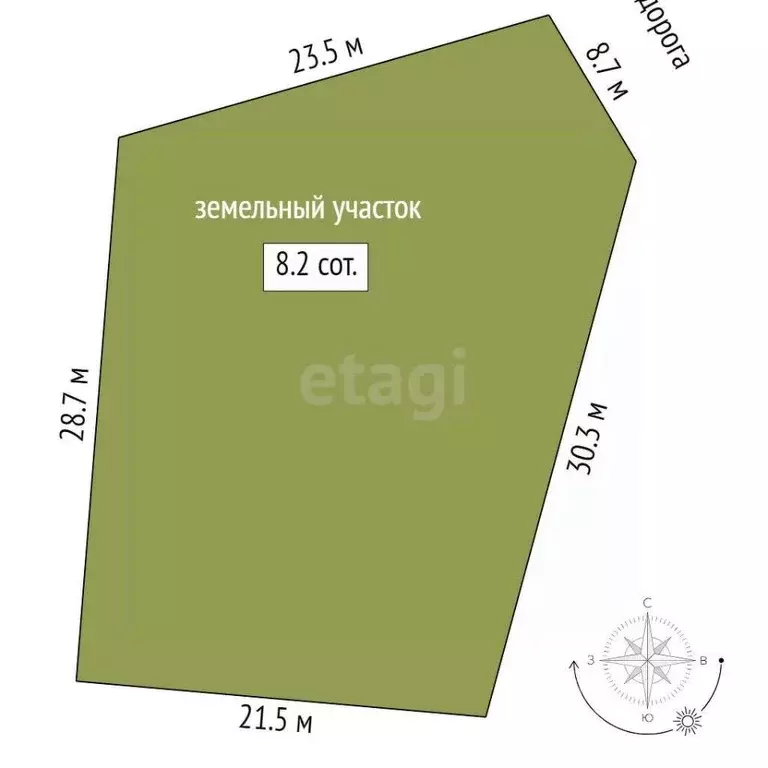 Участок в Тюменская область, Тюменский район, д. Решетникова  (8.2 ... - Фото 1