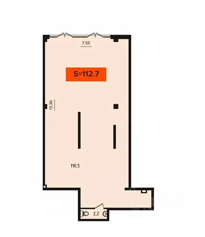 Помещение свободного назначения в Краснодарский край, Краснодар ул. ... - Фото 2