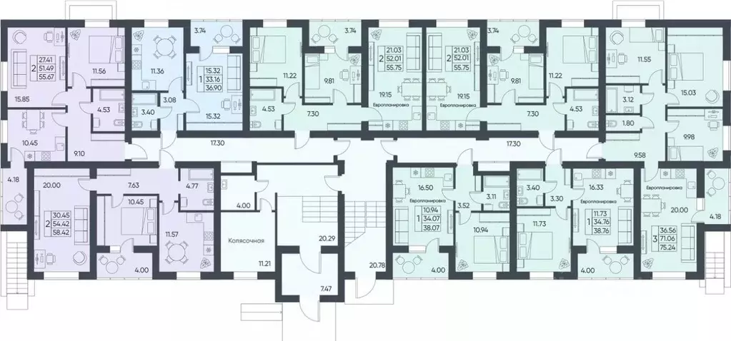 2-к кв. Саратовская область, Татищево рп  (55.75 м) - Фото 1