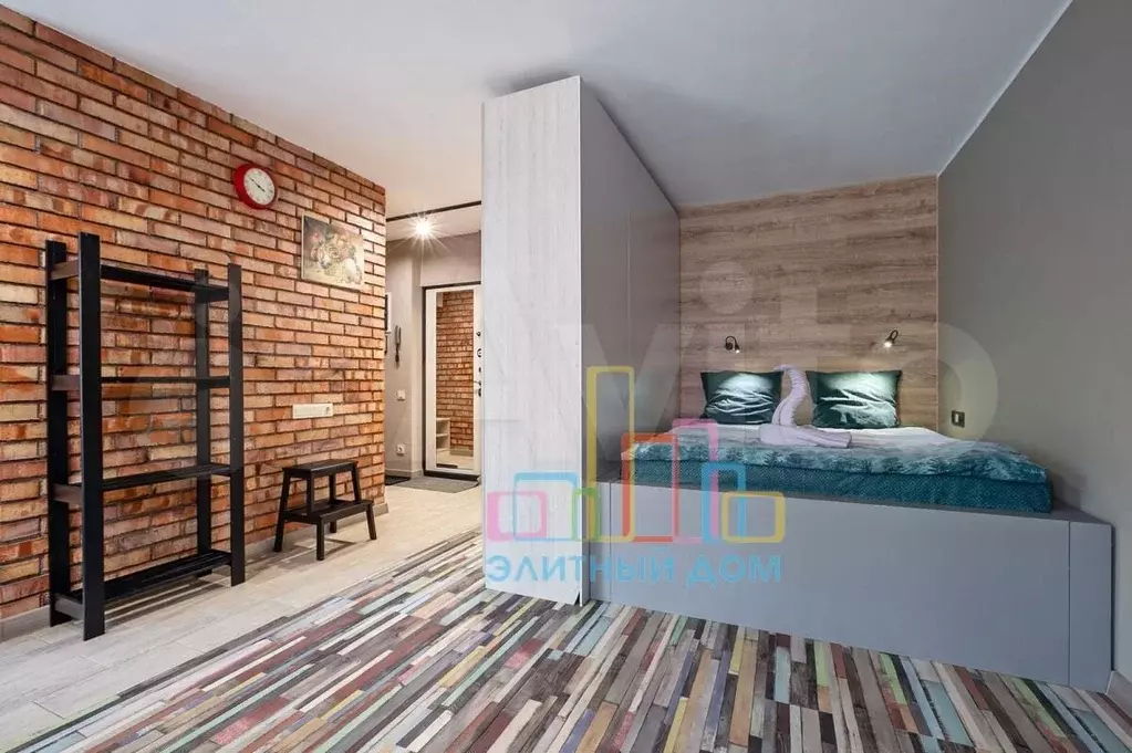 1-к. квартира, 32 м, 2/9 эт. - Фото 1