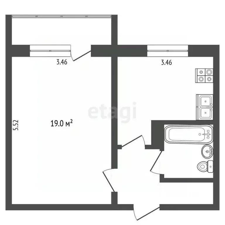1-к кв. Мордовия, Саранск ул. Тани Бибиной, 1/11 (37.1 м) - Фото 0