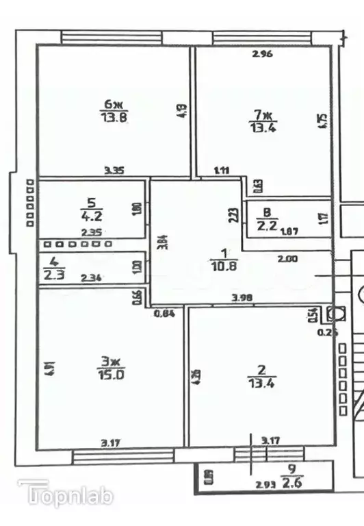 3-к кв. Калининградская область, Гурьевск бул. Рижский (75.1 м) - Фото 2