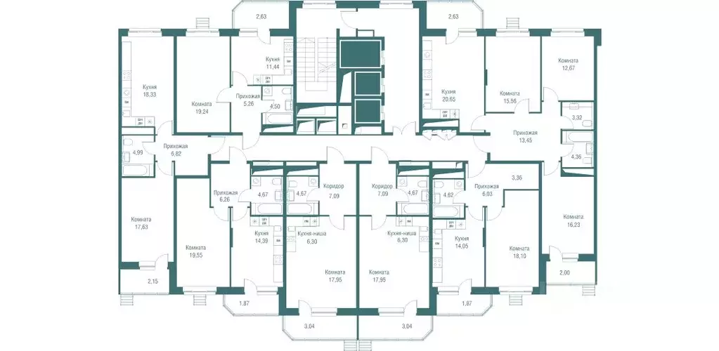 1-к кв. Московская область, Одинцово Северная ул., 5к2 (39.0 м) - Фото 2