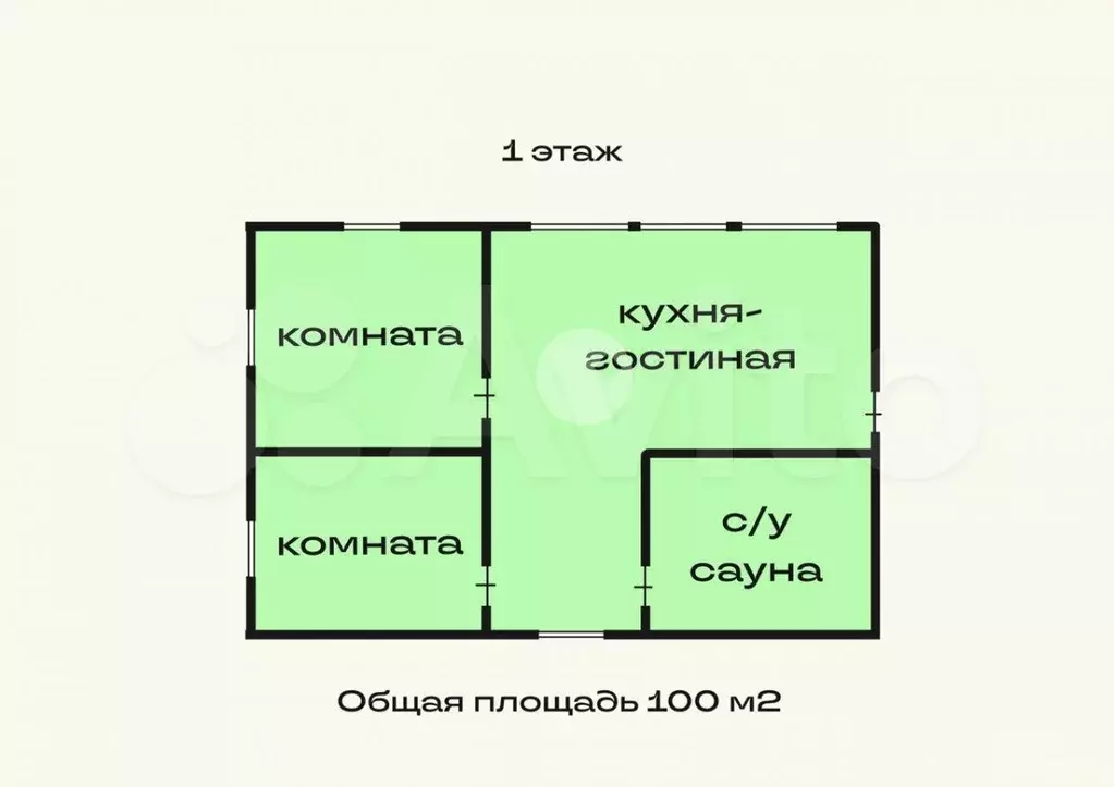 Дом 100 м на участке 6 сот. - Фото 0