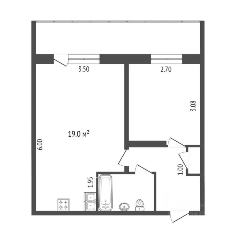 1-к кв. Тюменская область, Тюмень Метелева мкр, ул. Метелевская, 7 ... - Фото 2