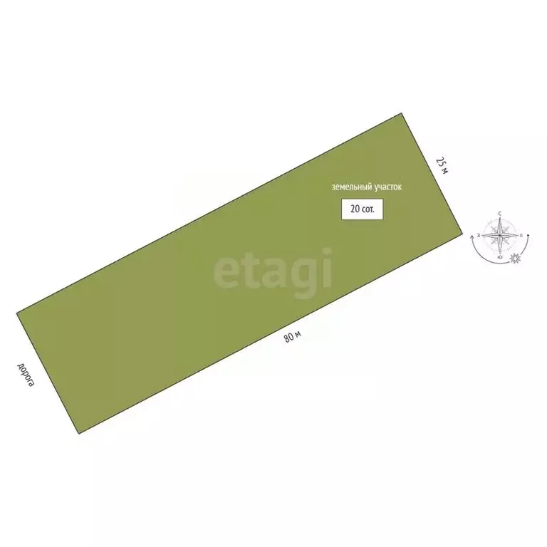 Участок в Тамбовская область, Тамбовский муниципальный округ, пос. ... - Фото 2