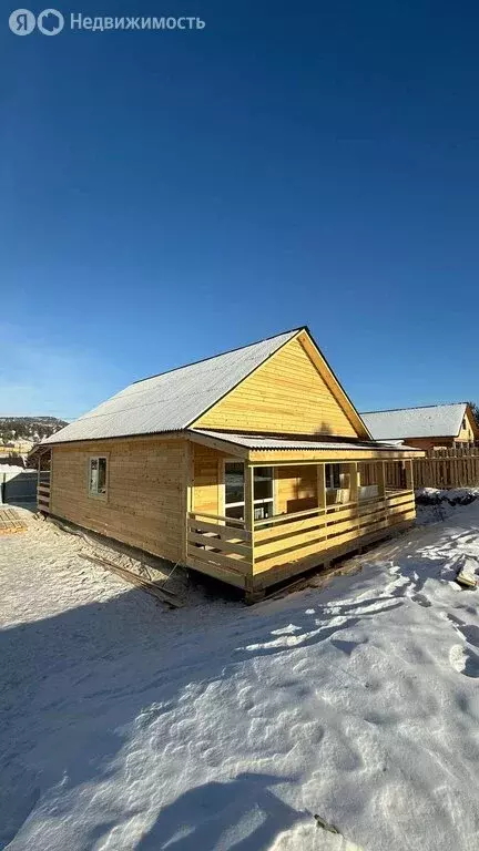 Дом в село Нижний Саянтуй, ДНТ Багульник, 3-й квартал (150 м) - Фото 1