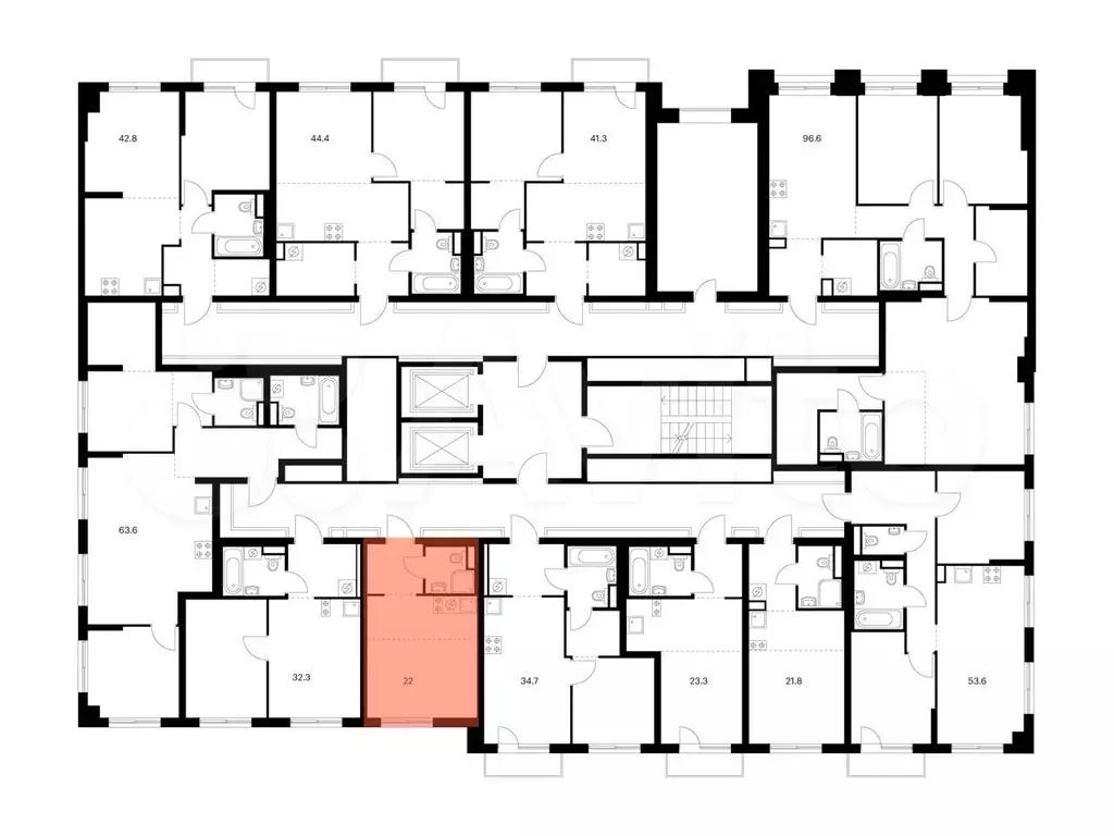 Квартира-студия, 22 м, 3/15 эт. - Фото 1