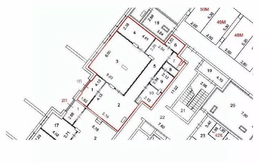 Торговая площадь в Москва Краснобогатырская ул., 40 (113 м) - Фото 2