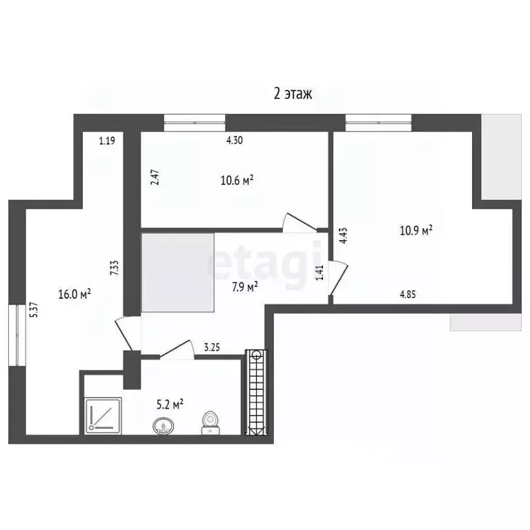 3-к кв. Владимирская область, Муром ул. Щербакова, 21А (102.4 м) - Фото 2