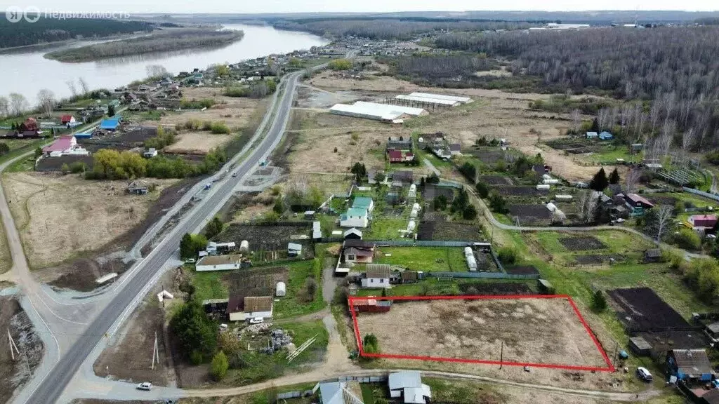 Участок в село Верх-Тайменка, Лесная улица (23 м) - Фото 1