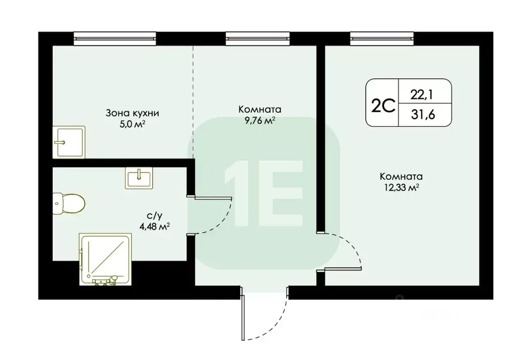 Офис в Новосибирская область, Новосибирск ул. Кошурникова, с24 (32 м) - Фото 1
