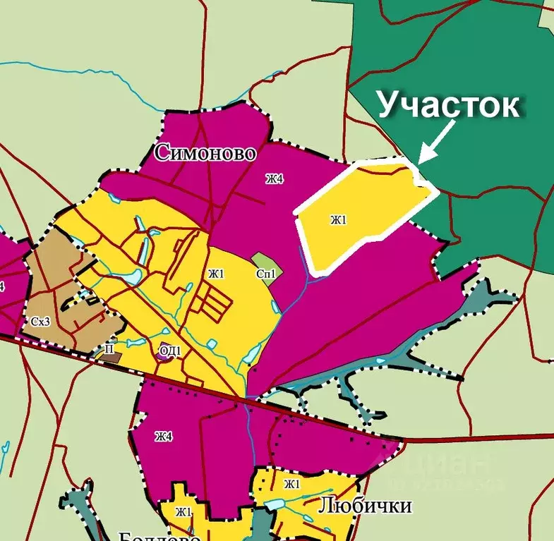 Участок в Тульская область, Заокский район, Демидовское с/пос, с. ... - Фото 2