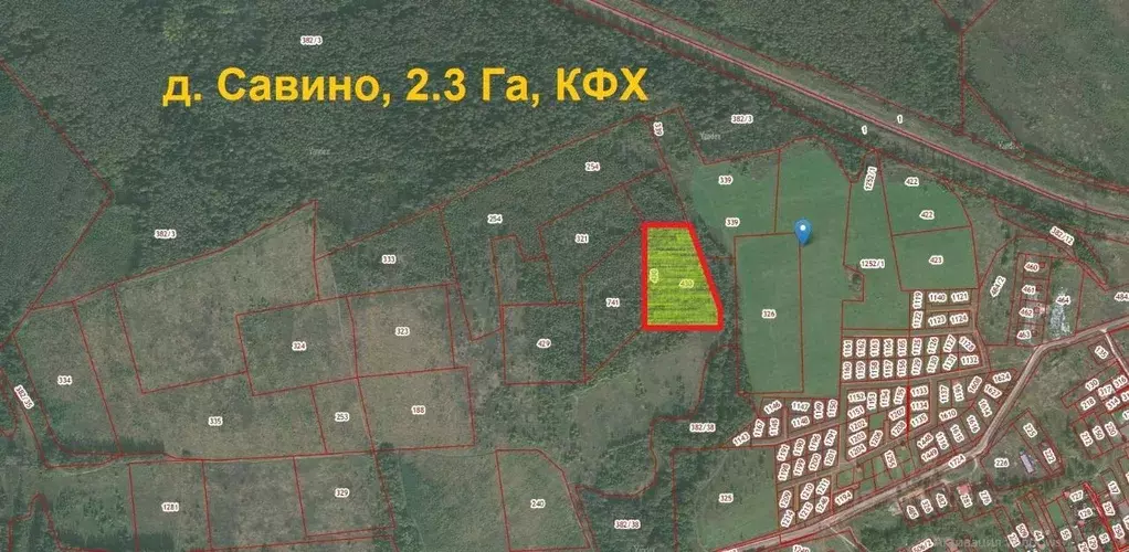 Участок в Владимирская область, Киржачский муниципальный округ, д. ... - Фото 1