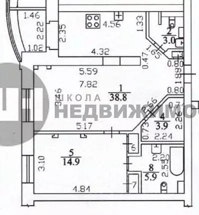 2-к кв. Санкт-Петербург Большая Озерная ул., 70 (73.4 м) - Фото 2