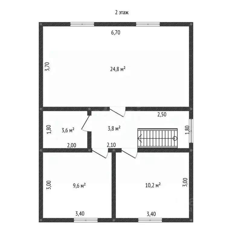 Дом в Башкортостан, Иглинский район, Акбердинский сельсовет, с. ... - Фото 2