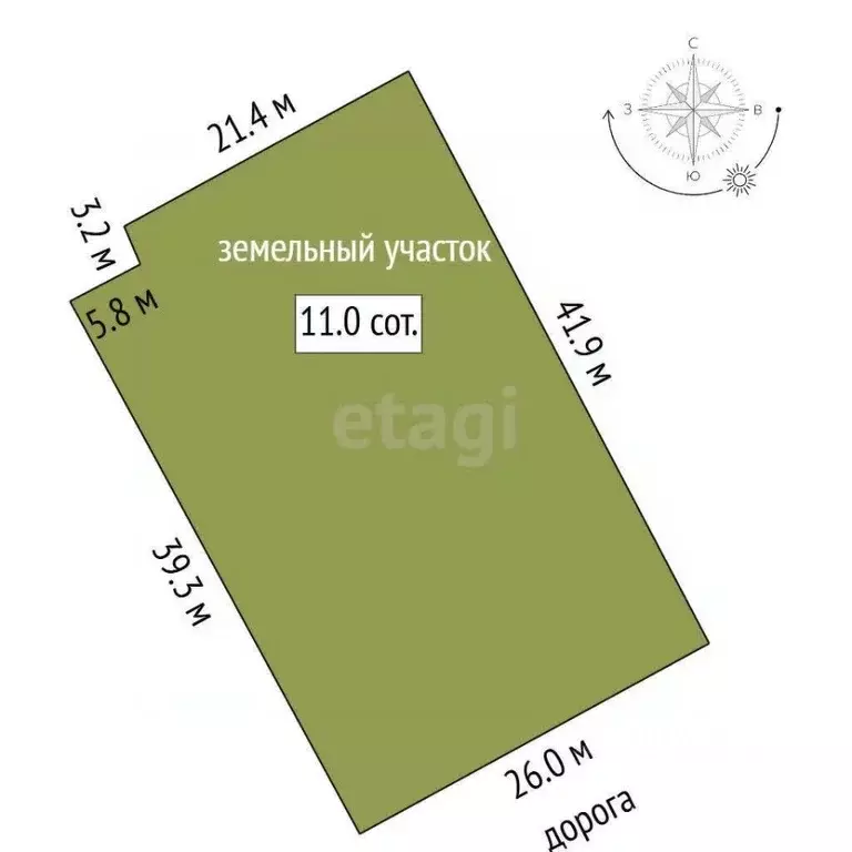 Участок в Московская область, Коломна городской округ, д. Елино  (11.0 ... - Фото 2