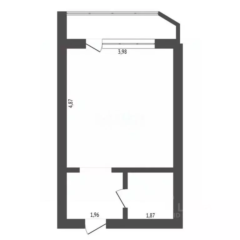 Студия Амурская область, Благовещенск Амурская ул., 351 (18.8 м) - Фото 1