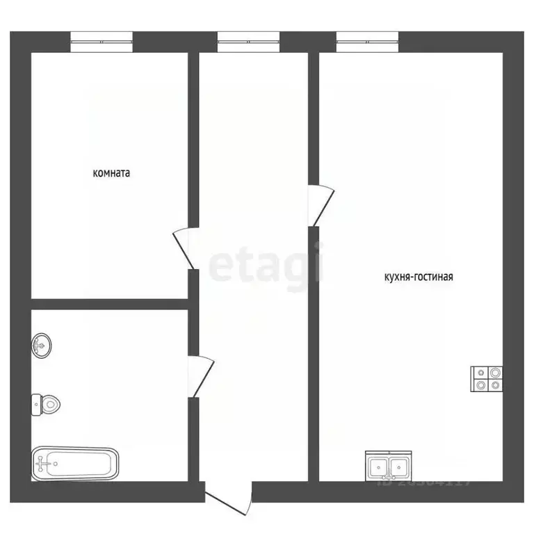 Дом в Севастополь Ритм СНТ, 37 (60 м) - Фото 2