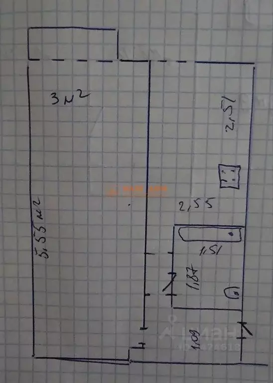 1-к кв. Тульская область, Тула ул. Вересаева, 4 (30.8 м) - Фото 2