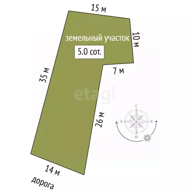 Участок в Крым, Феодосия Оптик ТСН,  (5.05 сот.) - Фото 1