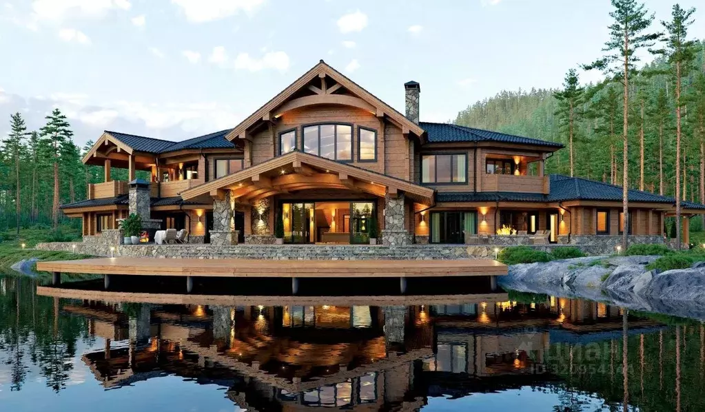 Коттедж в Ленинградская область, Всеволожский район, Куйвозовское ... - Фото 1