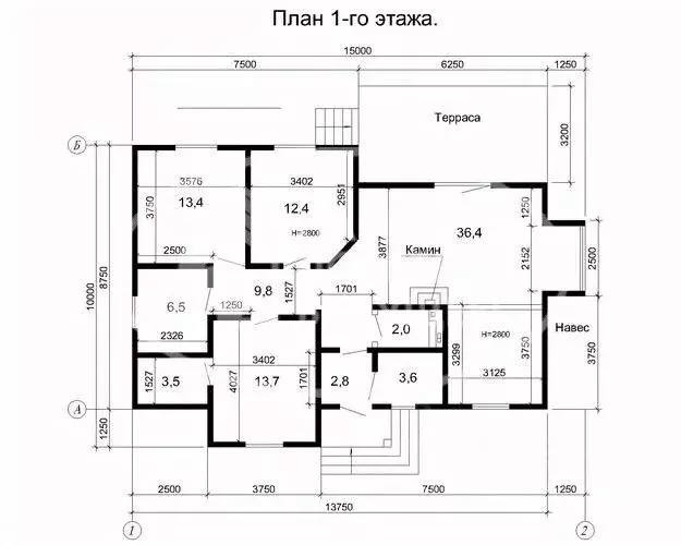 Дом в Пермский край, Добрянка Комсомольская ул. (80 м) - Фото 1