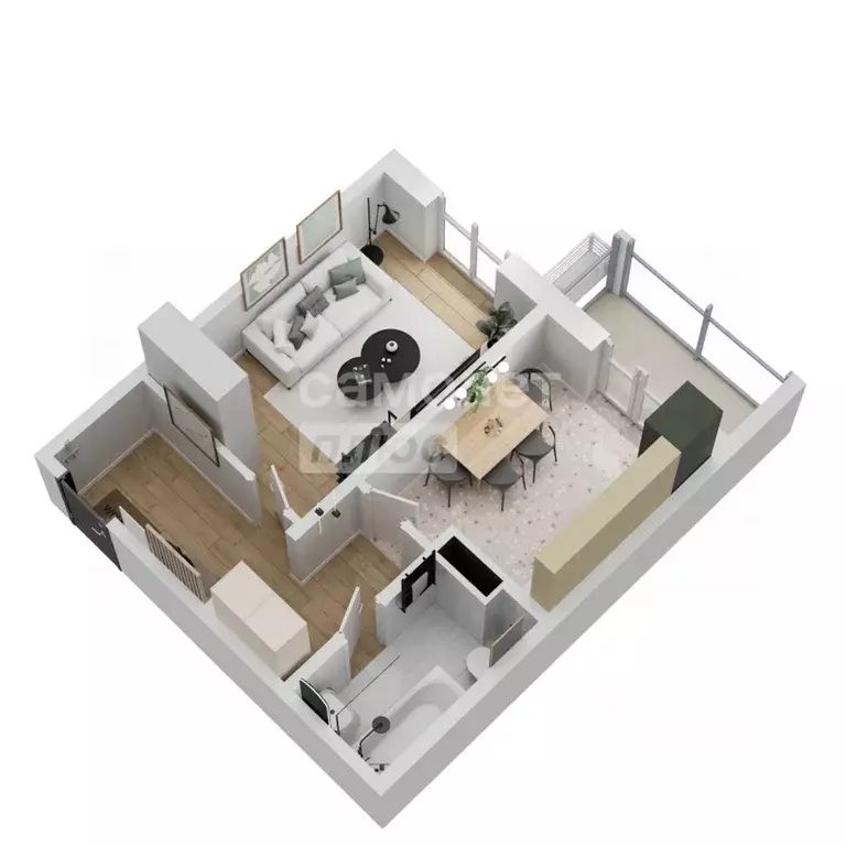 1-к кв. Челябинская область, Челябинск ул. Маршала Чуйкова, 28 (40.75 ... - Фото 0