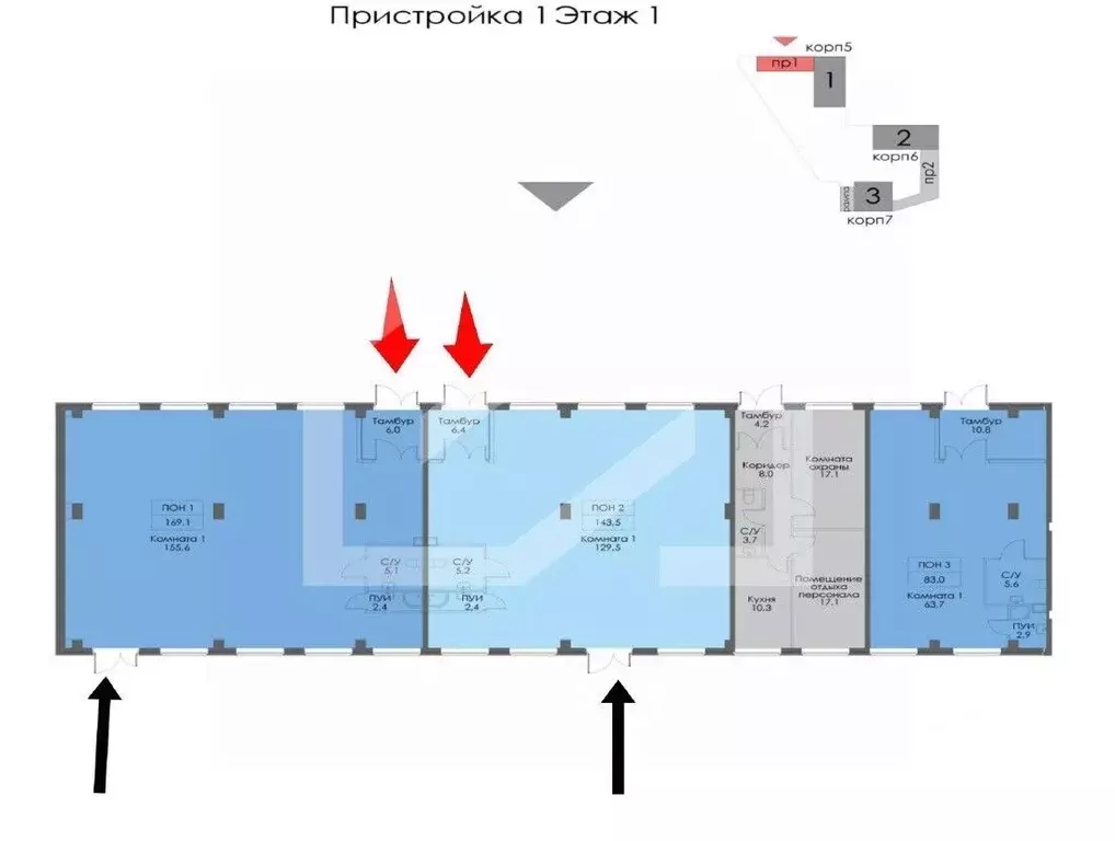 Помещение свободного назначения в Москва 2-й Нагатинский проезд, 2/3 ... - Фото 1