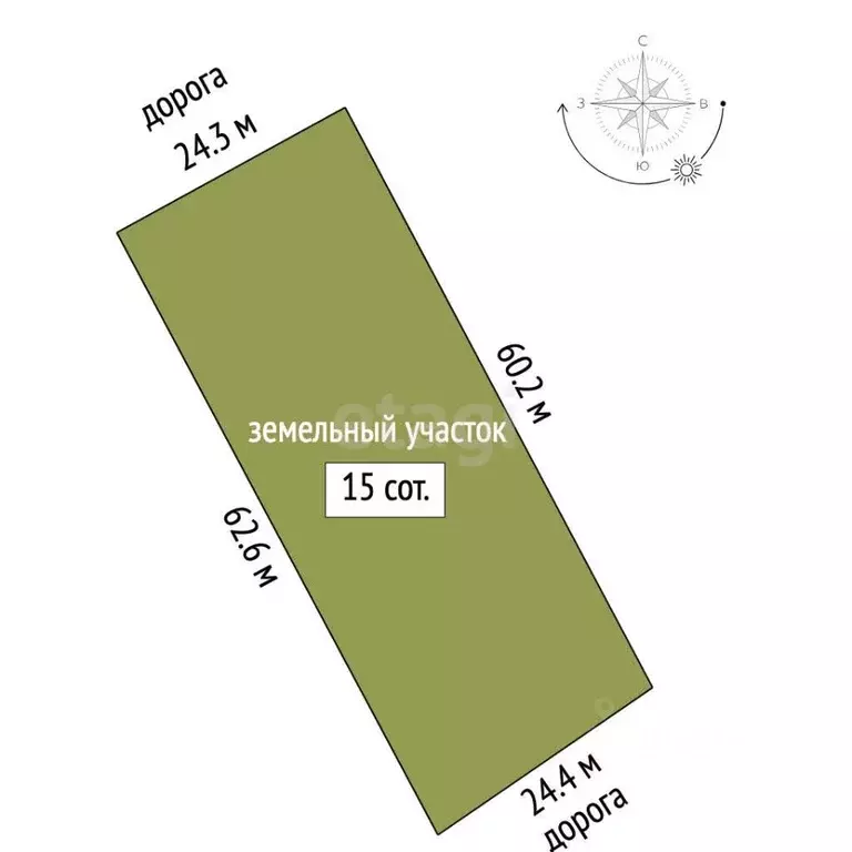 Участок в Мордовия, Лямбирский район, Берсеневское с/пос, д. Старая ... - Фото 2