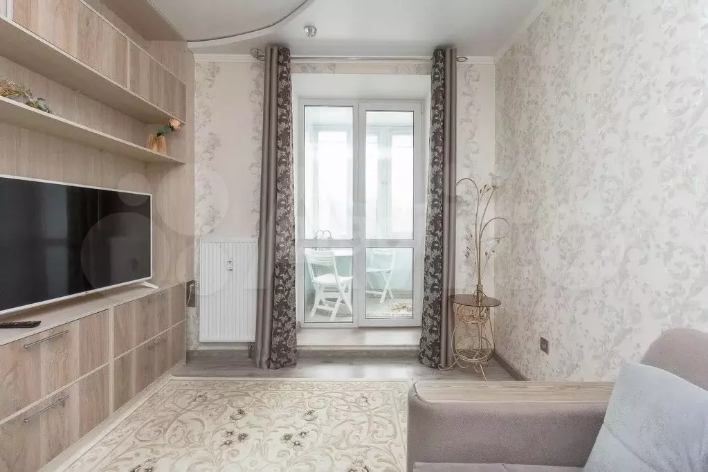 Квартира-студия, 38,6 м, 2/16 эт. - Фото 1