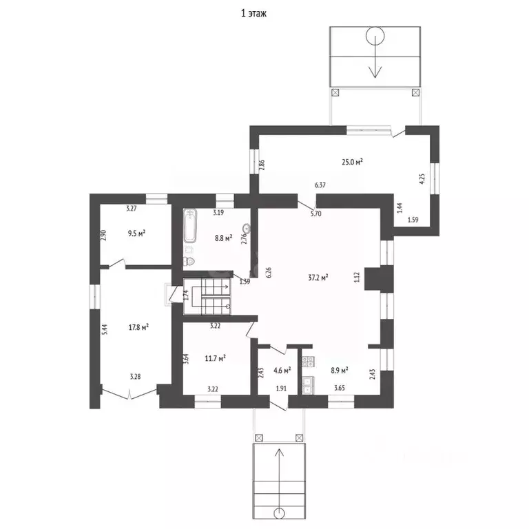 Дом в Тюменская область, Тюмень проезд Отрадный (404 м) - Фото 2