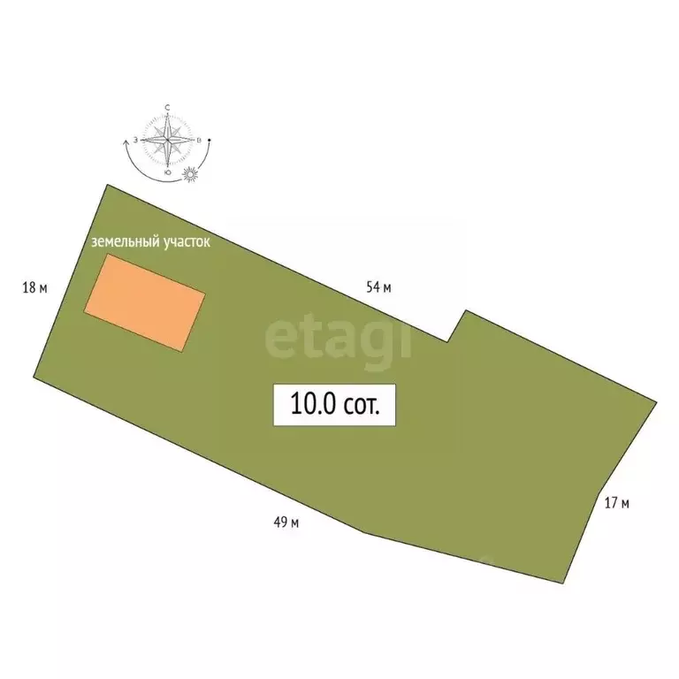 Участок в Алтай, Чойский район, с. Паспаул Совхозная ул., 19 (10.0 ... - Фото 2