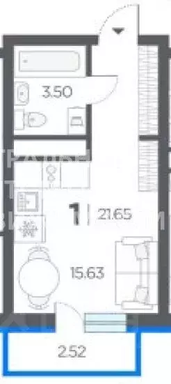 Студия Рязанская область, Рязанский муниципальный округ, с. Дядьково ... - Фото 2