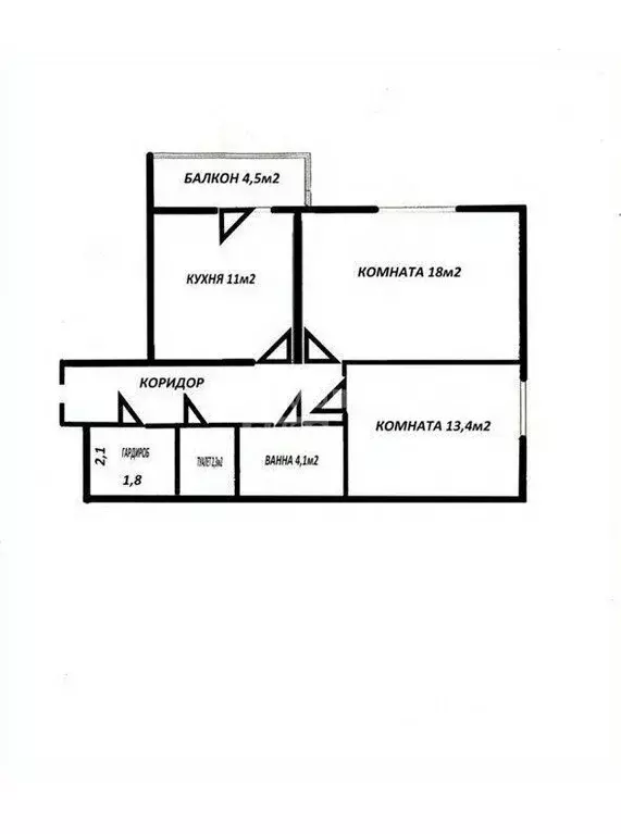 2-к кв. Московская область, Химки 9 Мая ул., 10Б (63.0 м) - Фото 2