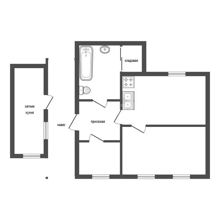 Дом в Пятихатское сельское поселение, село Менделеево, улица Лобача ... - Фото 1