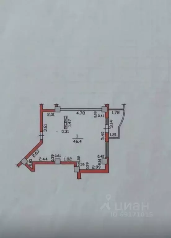 1-к кв. Орловская область, Орел ул. 8 Марта, 8 (46.4 м) - Фото 1